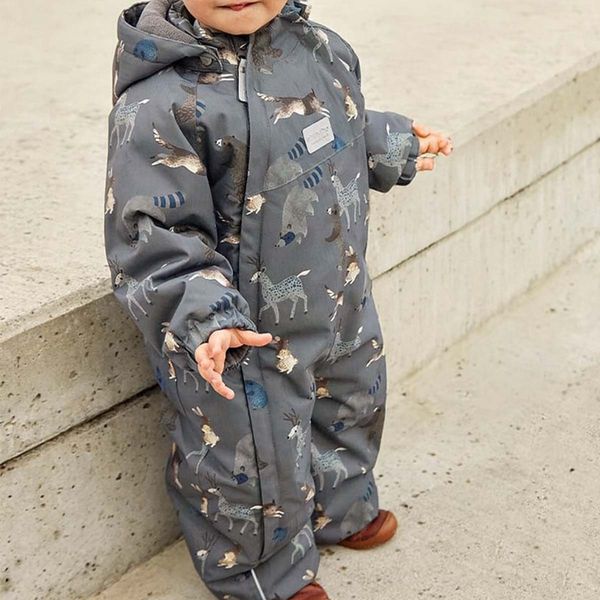 Hovedbilde Minymo vinterdress til baby, Dark Gull Grey