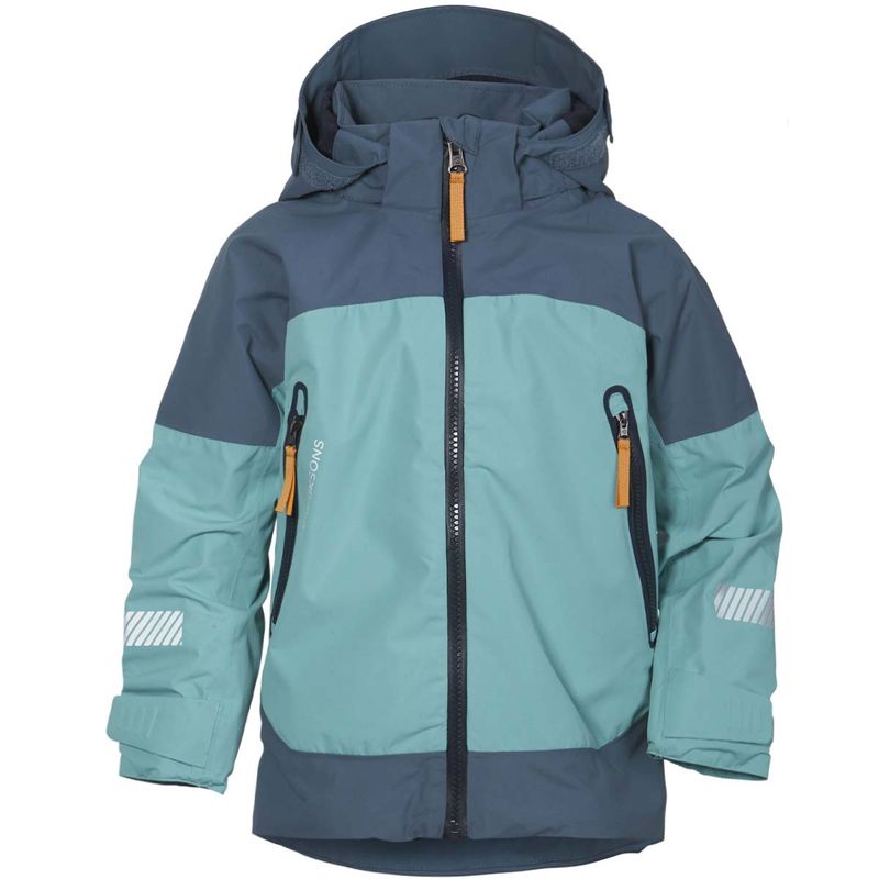 Didriksons Ash skalljakke til barn, turquoise aqua