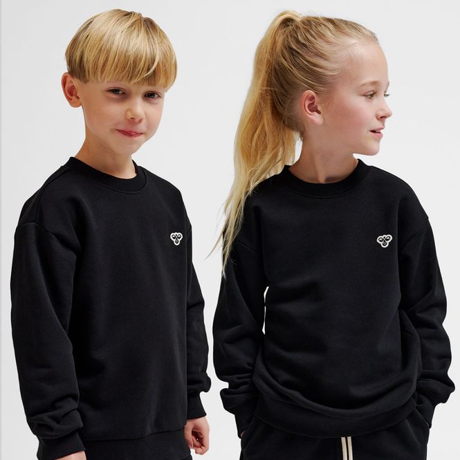 Hovedbilde Hummel Loose Bee sweatshirt til barn, Black
