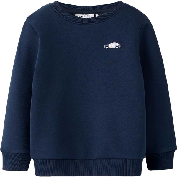 Hovedbilde Name It Nmmopa sweatshirt til småbarn, Navy ...