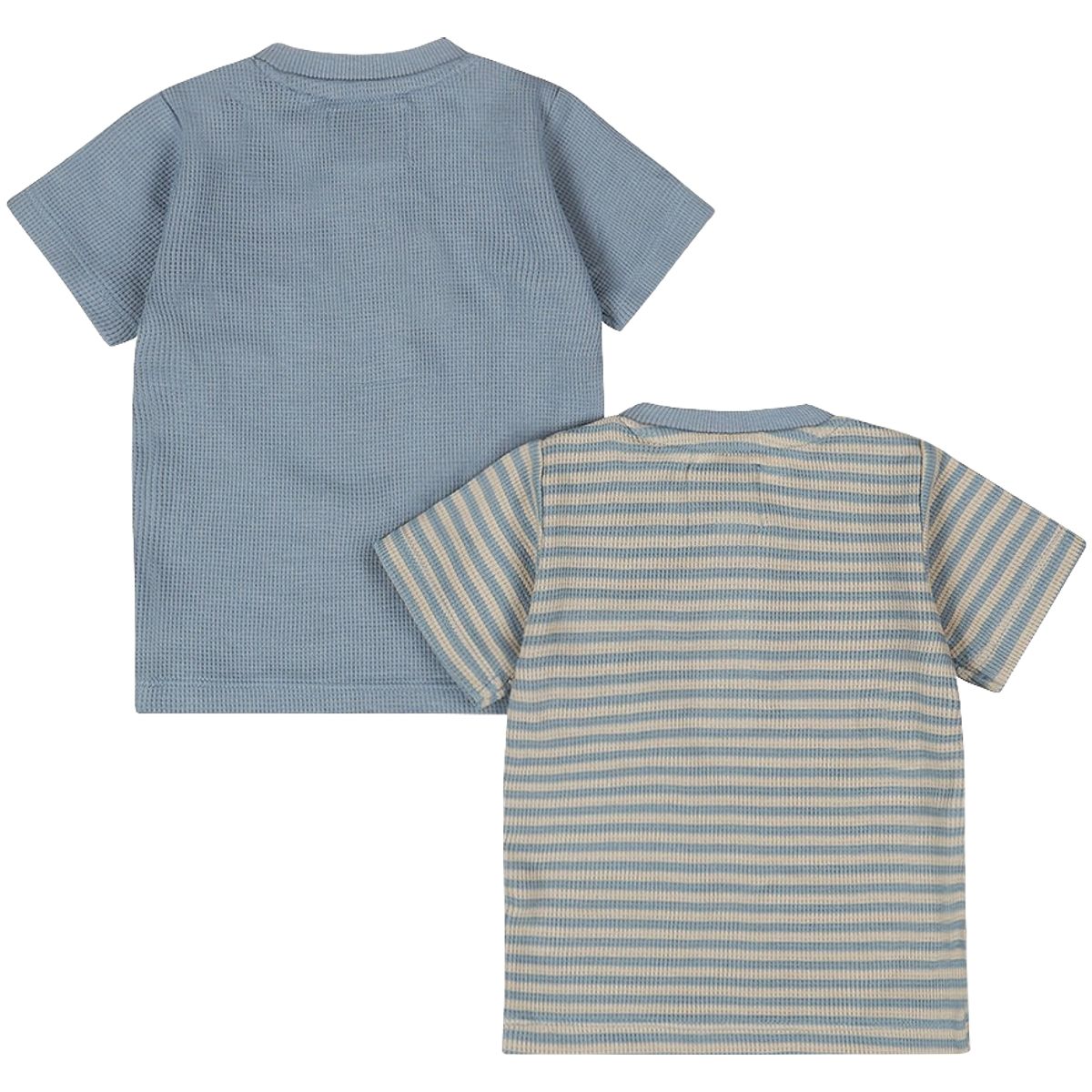 Dirkje 2-pack t-skjorte til småbarn, Blue