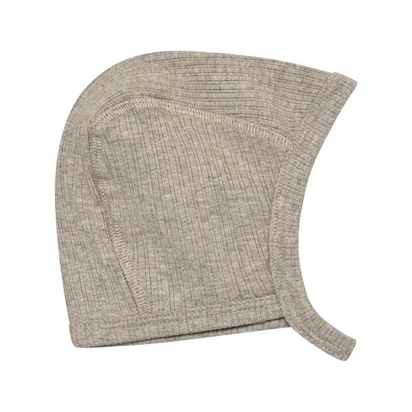 Hovedbilde HUTTEliHUT rib lue til baby, White Pepper Melange