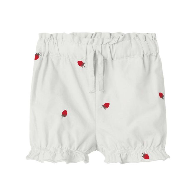 Hovedbilde Name It Nbfderilla shorts til baby, Bright White