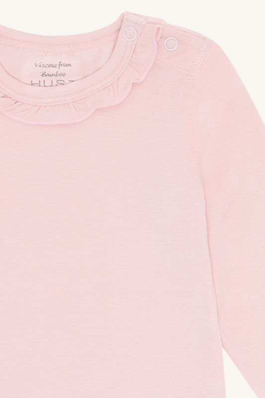 Hust and Claire Hcbuller body m/krage i bambus, Chalk Pink