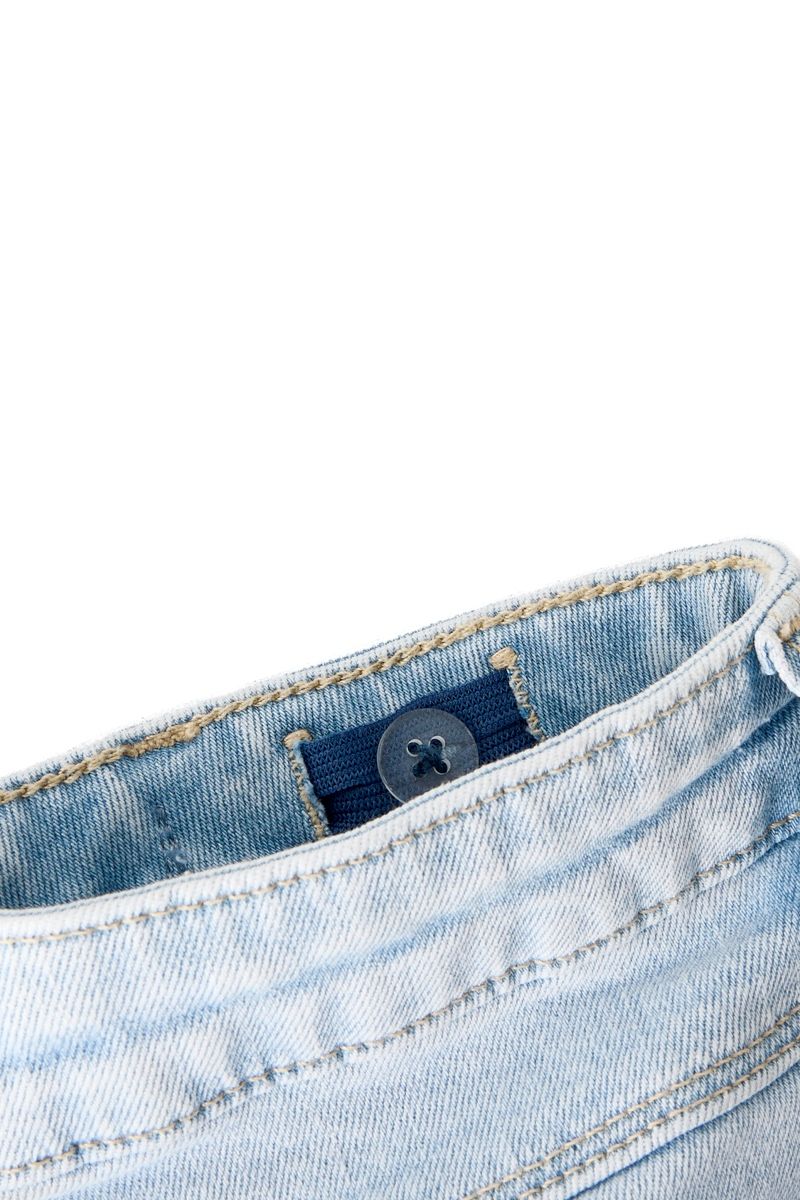 Name It Nkfpolly X-Wide jeans til barn, Light Blue Denim