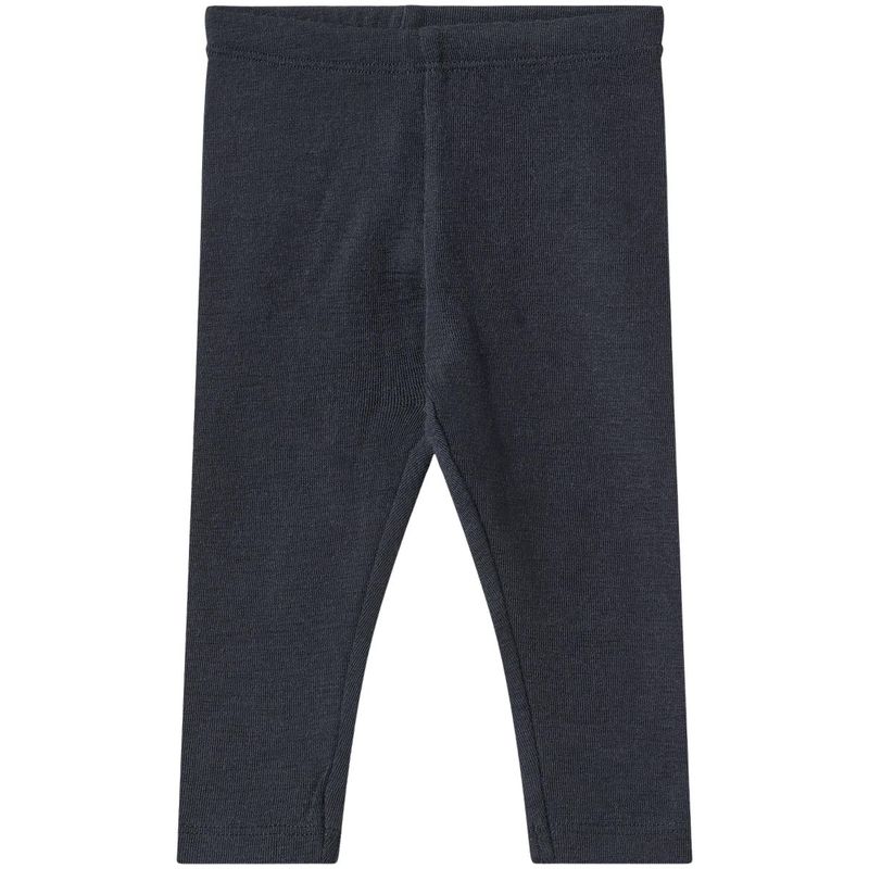Wheat Agi leggings i ull/silke til baby, Navy