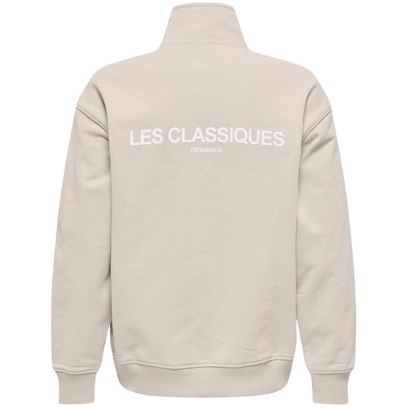Only & Sons Osjles half-zip genser til barn, Silver Lining