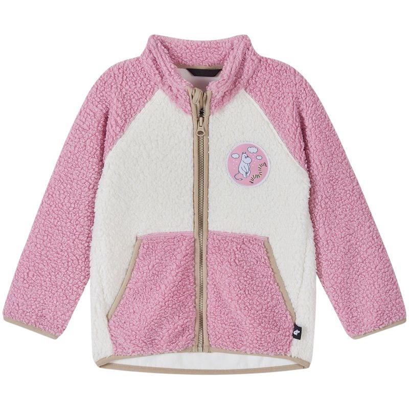 Reima Moomin Kramgo fleecejakke til småbarn, Grey Pink