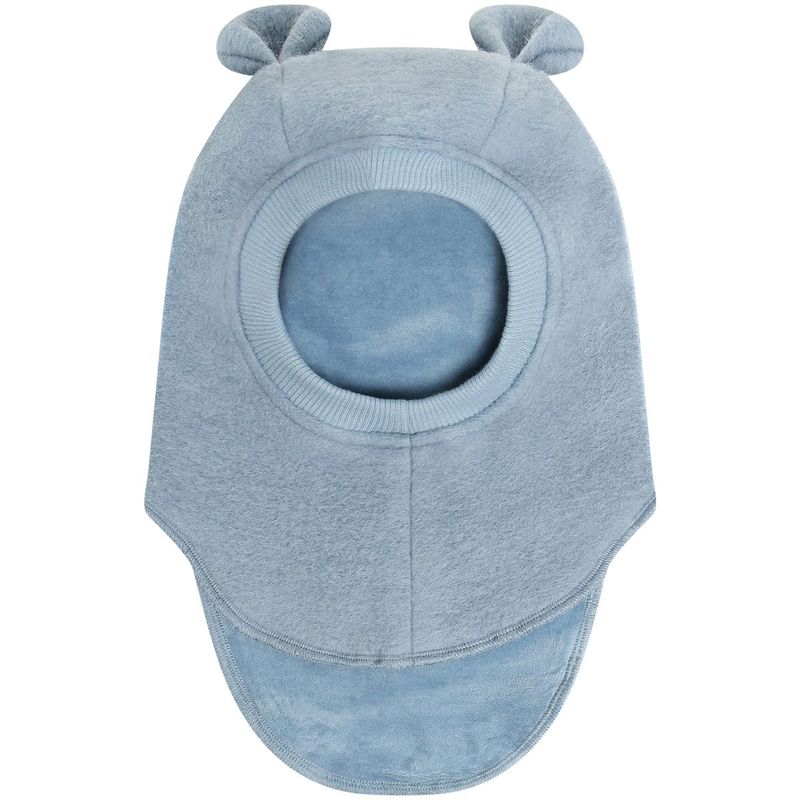 HUTTEliHUT balaclava i ull m/ører, Windward Blue