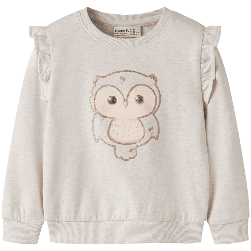 Name It Nmfnilda sweatshirt til småbarn, Peyote Melange