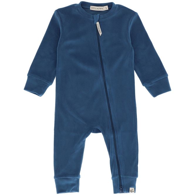 Hovedbilde Gullkorn Jona Fleece heldress til baby, Stormblå