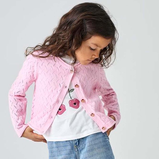 Hovedbilde Kids Only Kmgmegan cardigan til småbarn, Roseate ...