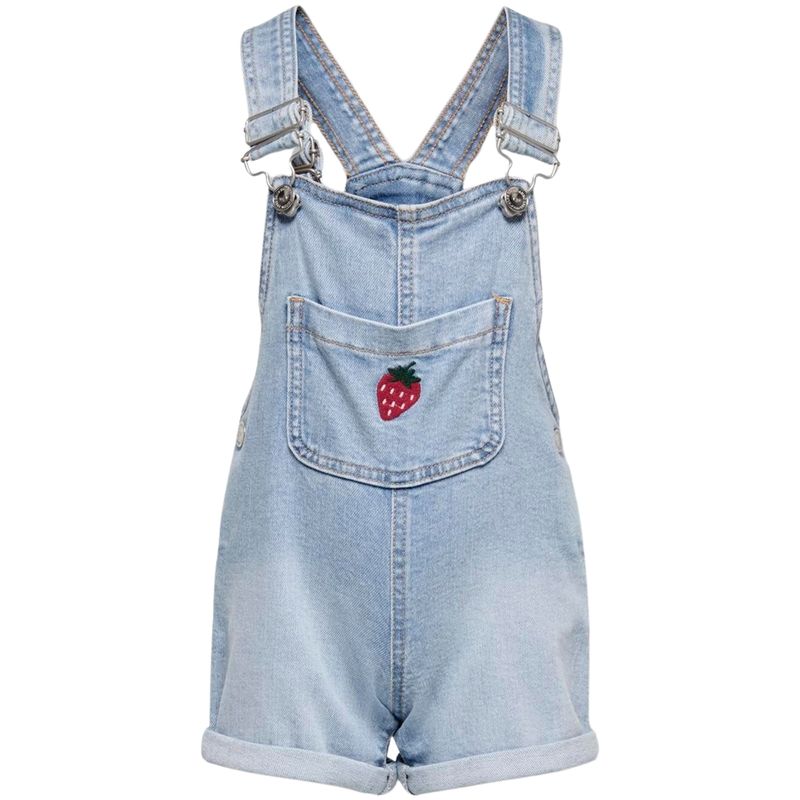 Kids Only Kmglucy overall til småbarn, Light Blue Denim