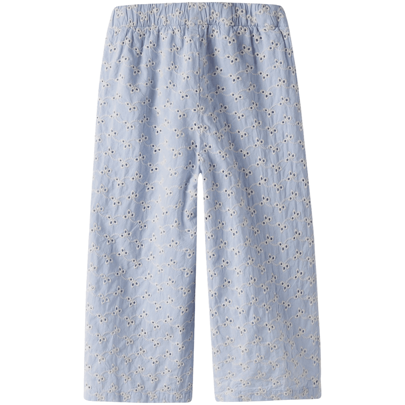 Lil' Atelier Nmftessie wide-fit bukse til småbarn, Zen Blue
