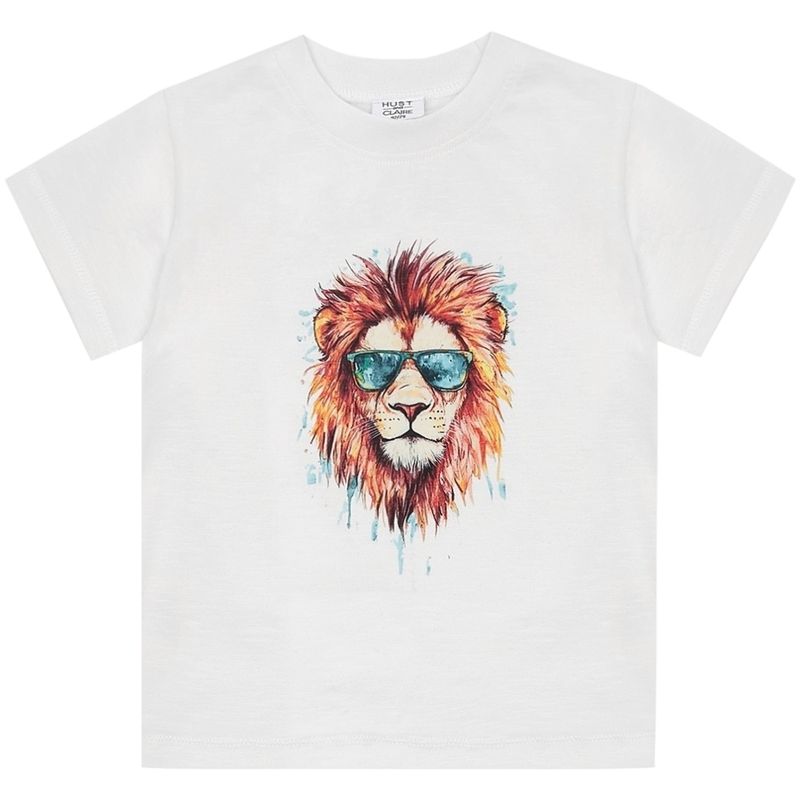 Hust and Claire Hcanton Lion t-skjorte til barn, Ivory