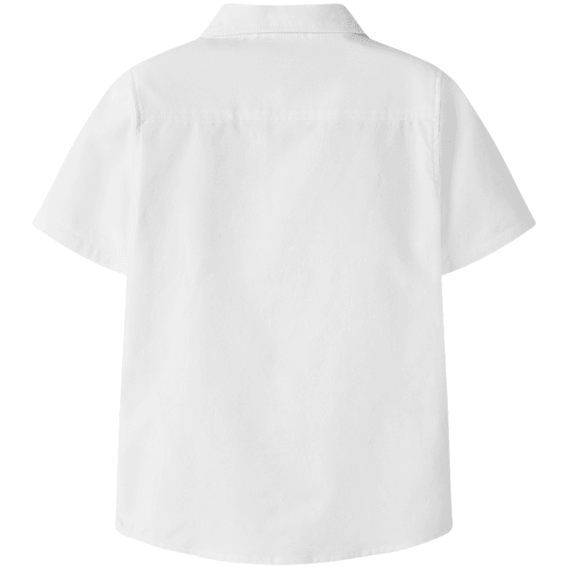 Name It Nkmnewsa kortermet skjorte til barn, Bright White