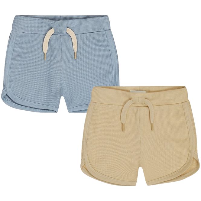 Hovedbilde Dirkje 2-pack shorts til baby og småbarn, Blue