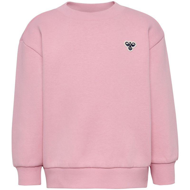 Hummel Bee sweatshirt til småbarn, Pink Nectar