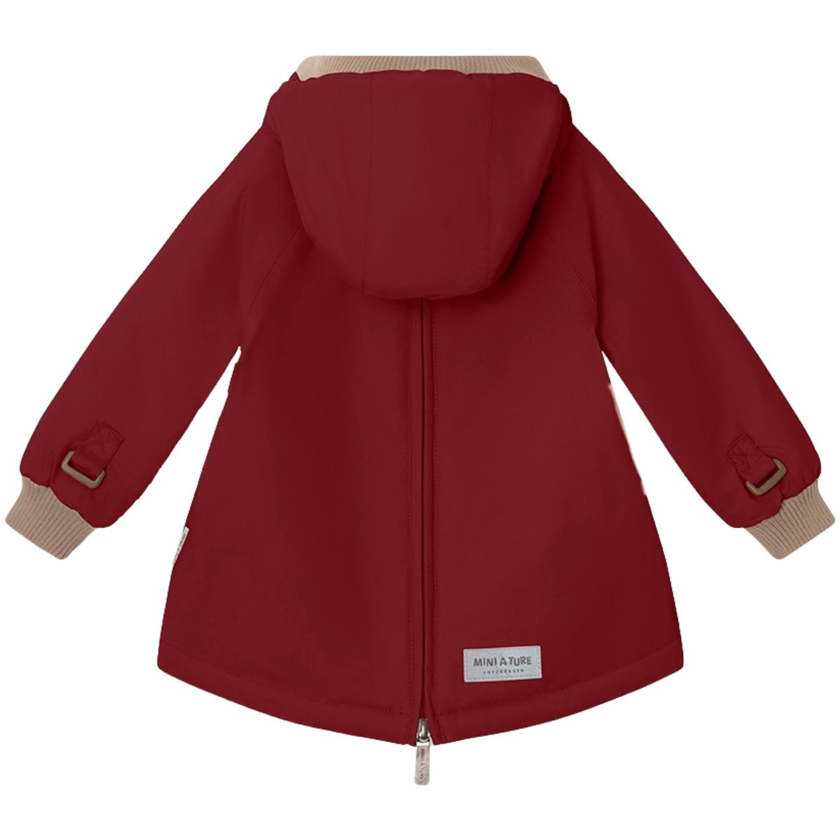 Mini A Ture Wen vinterjakke til baby, Red Merlot