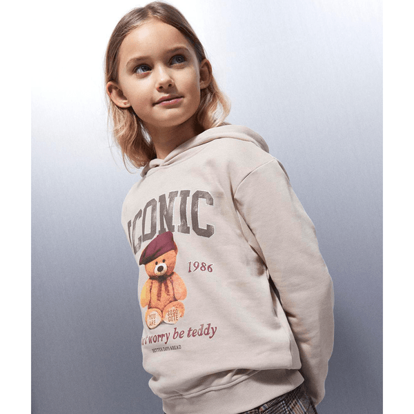 Hovedbilde Name It Nkfrycca hettegenser til barn, Cement