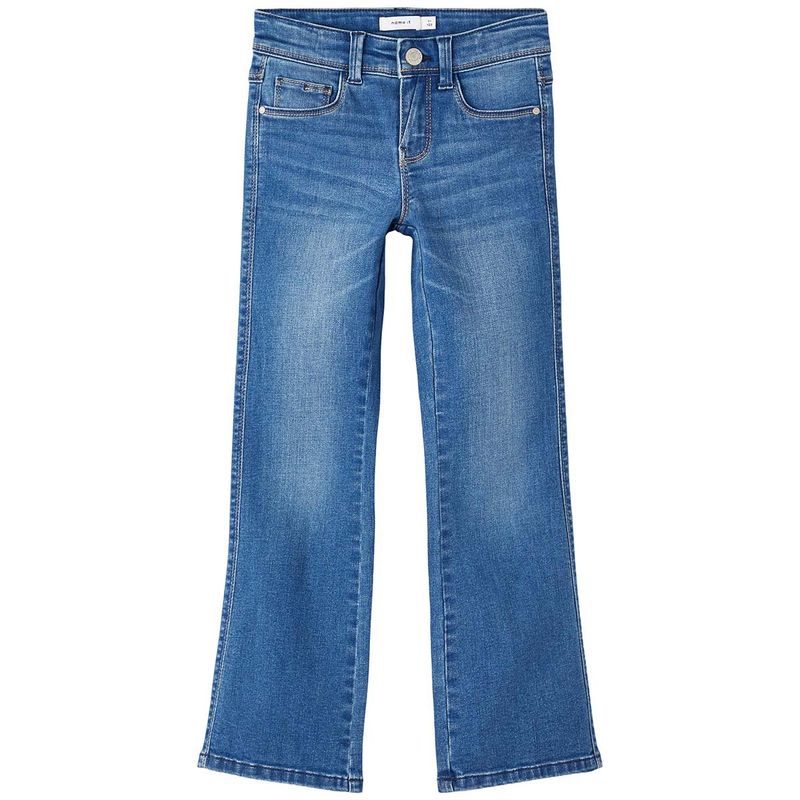 Name It Nkfpolly 1142 skinny boot jeans, Dark Blue Denim