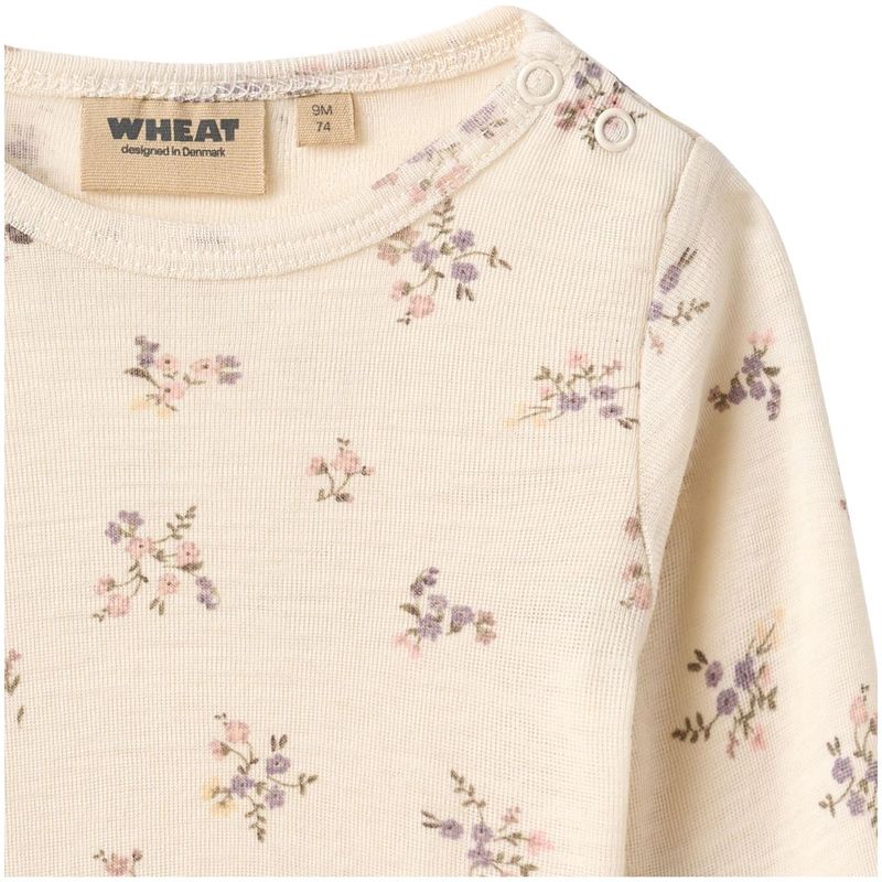 Wheat Lucca body i ull, Eggshell Flowers