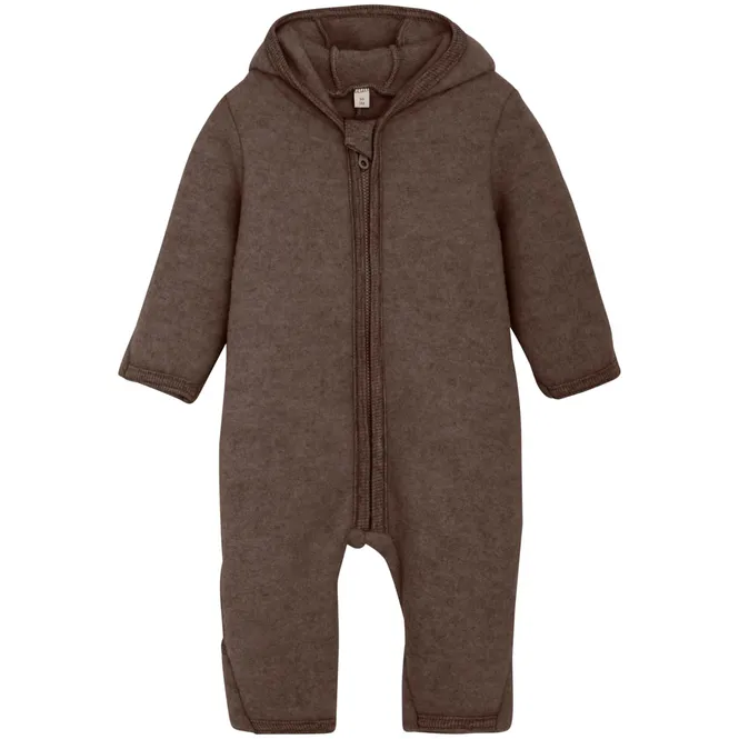 Hovedbilde  HUTTEliHUT Ullfleecedress med ører, Brown ...