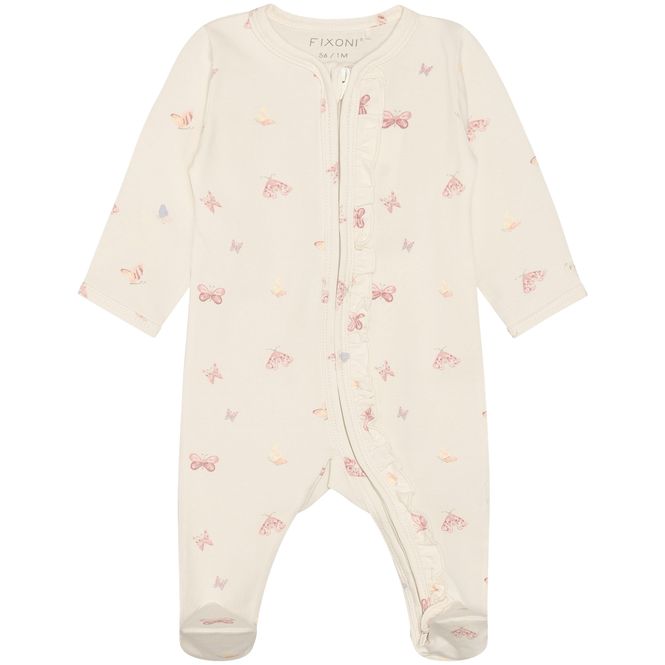Hovedbilde Fixoni heldress/pyjamas m/føtter til baby, ...