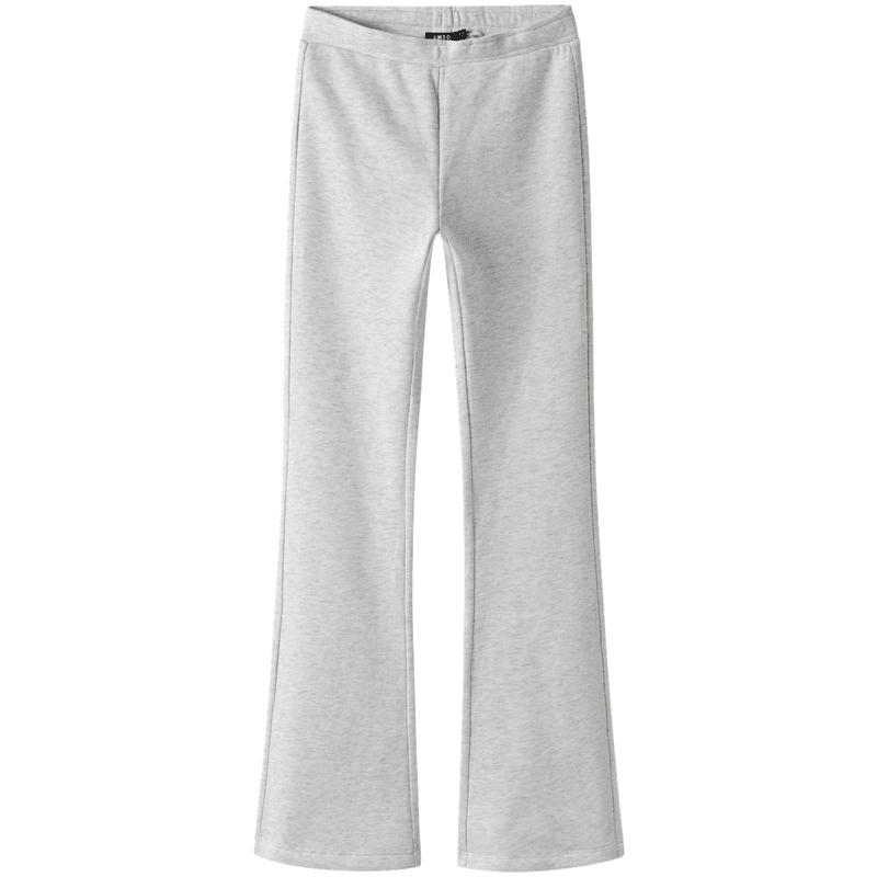 LMTD Nlfrunic flared joggebukse til barn, Light Grey Melange