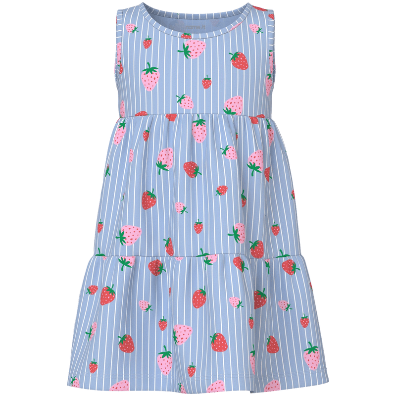 Name It Nmfvigga kjole til småbarn, Chambray Blue
