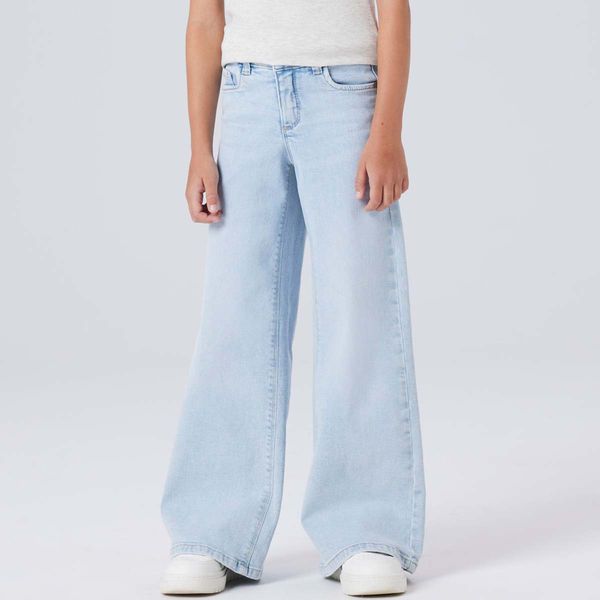 Hovedbilde Name It Nkfpolly X-Wide jeans til barn, Light ...