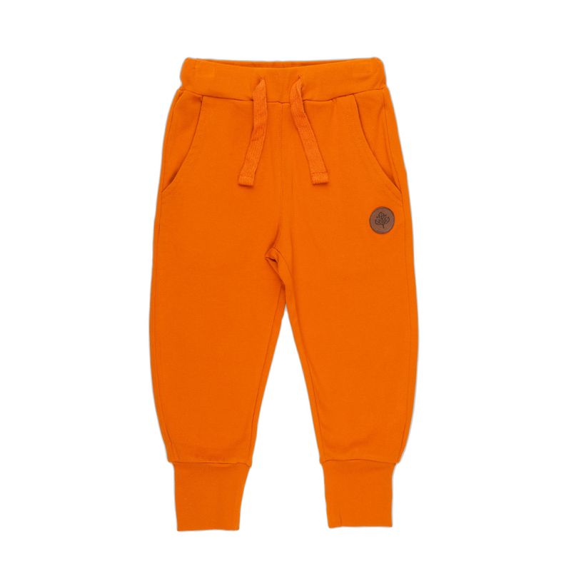 Gullkorn Design Villvette bukse til barn, Brent orange