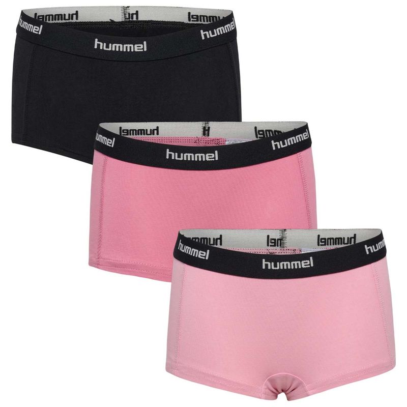 Hummel Hmljr Nala 3-pack hipster til barn, Pink Nectar