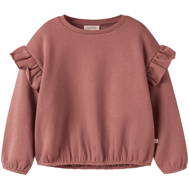 Lil' Atelier Nmfkilano sweatshirt til småbarn, Withered Rose