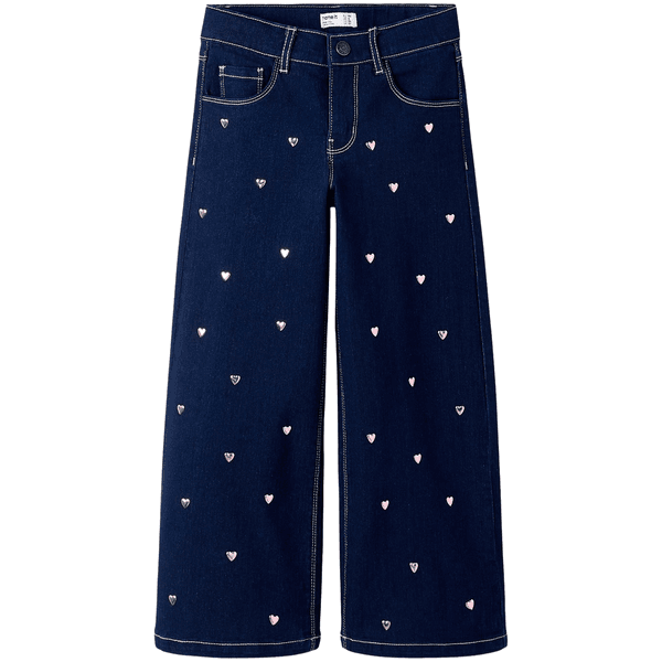 Hovedbilde Name It Nkfsalli X-Wide jeans til barn, Dark Blue ...