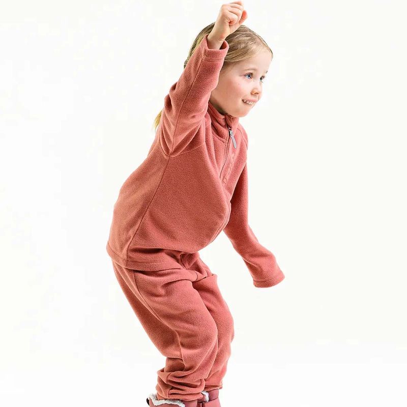 Viking Playtime fleecejakke til barn, Pink
