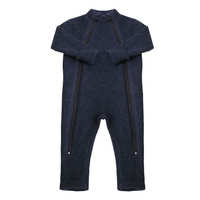 Hovedbilde Joha ullfleece heldress til baby med glidelås, ...
