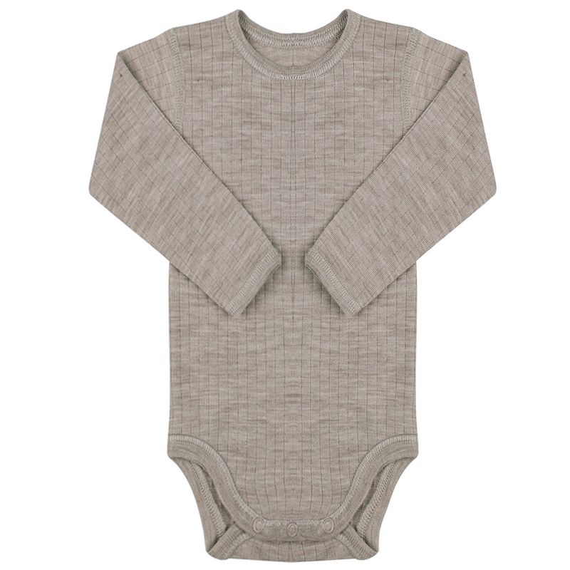 Joha ribb body i ull, sesame melange