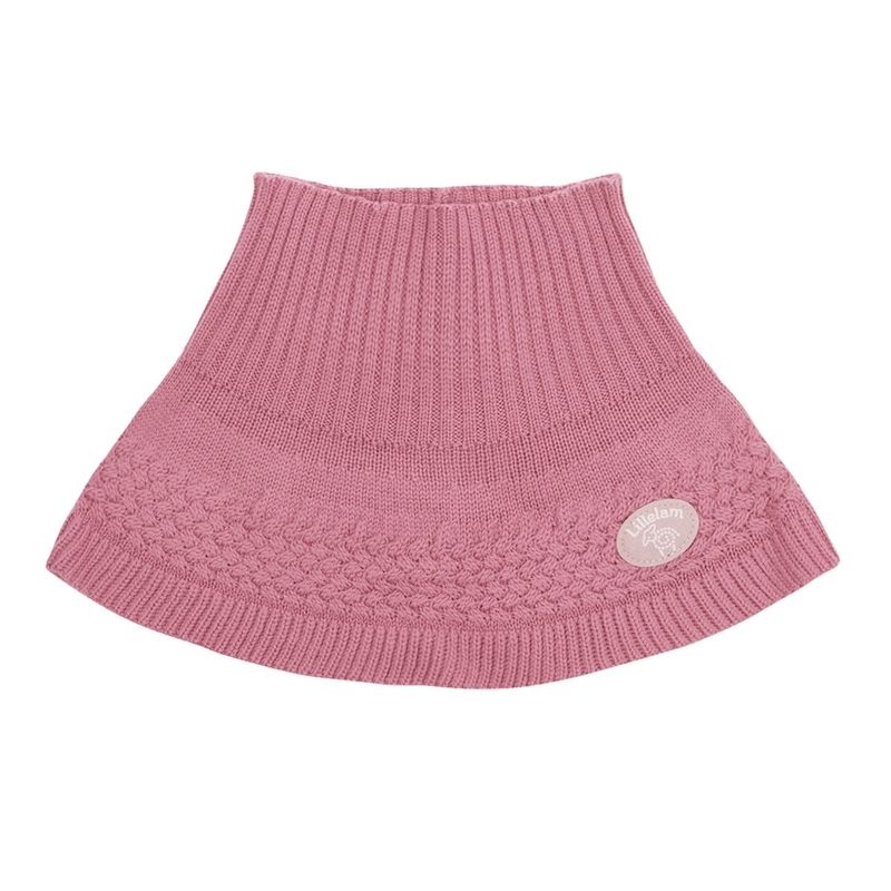 Lillelam Classic hals i ull til barn, Blush