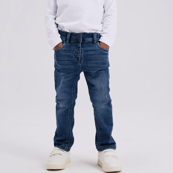 Hovedbilde Name It Nmmsilas myke jeans til småbarn, Dark ...