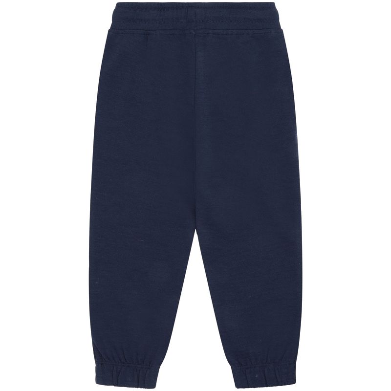 Hust and Claire Galon ull/bambus joggebukse, More Navy