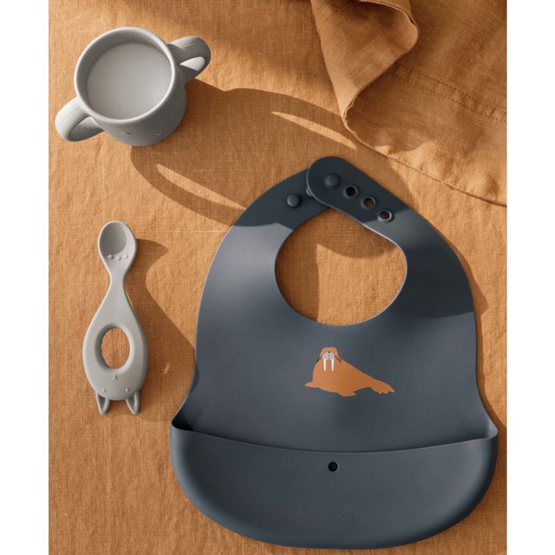 Liewood Ember 2-pack smekke, Arctic Sea/Ocean view