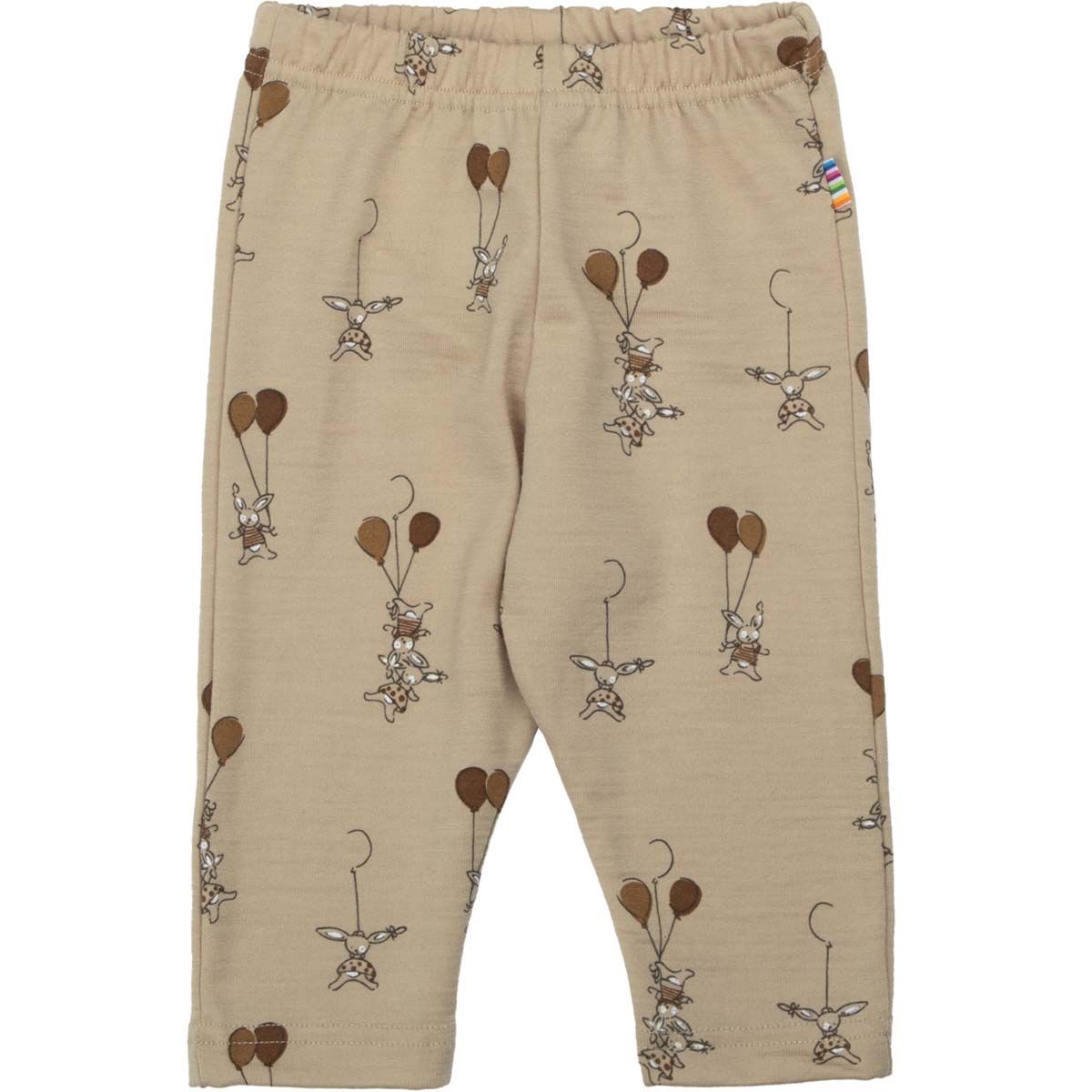Joha Balloon Bunny leggings i ull til småbarn, Beige