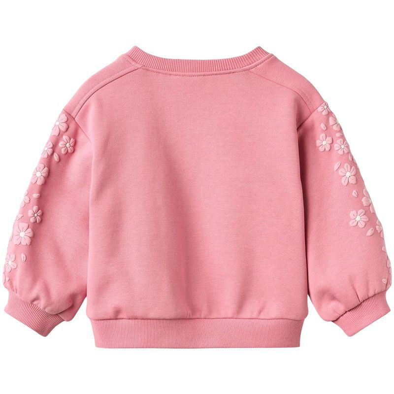 Wheat Eliza sweatshirt til baby, Wild Rose