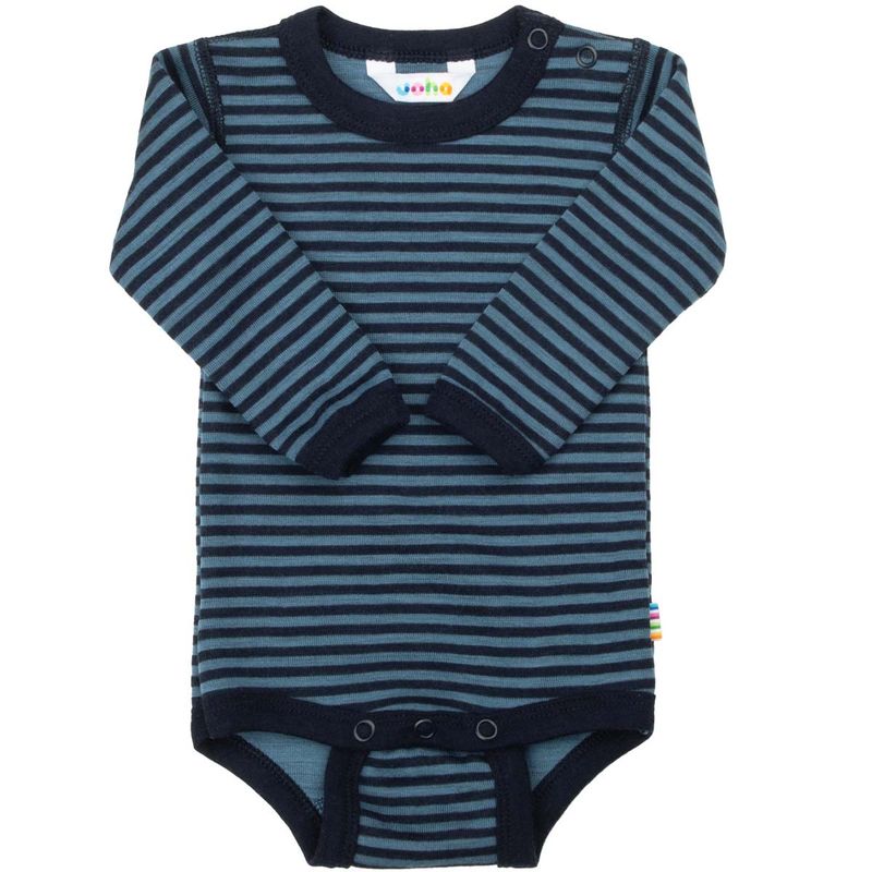Joha Mini Stripe body i ull, Blue