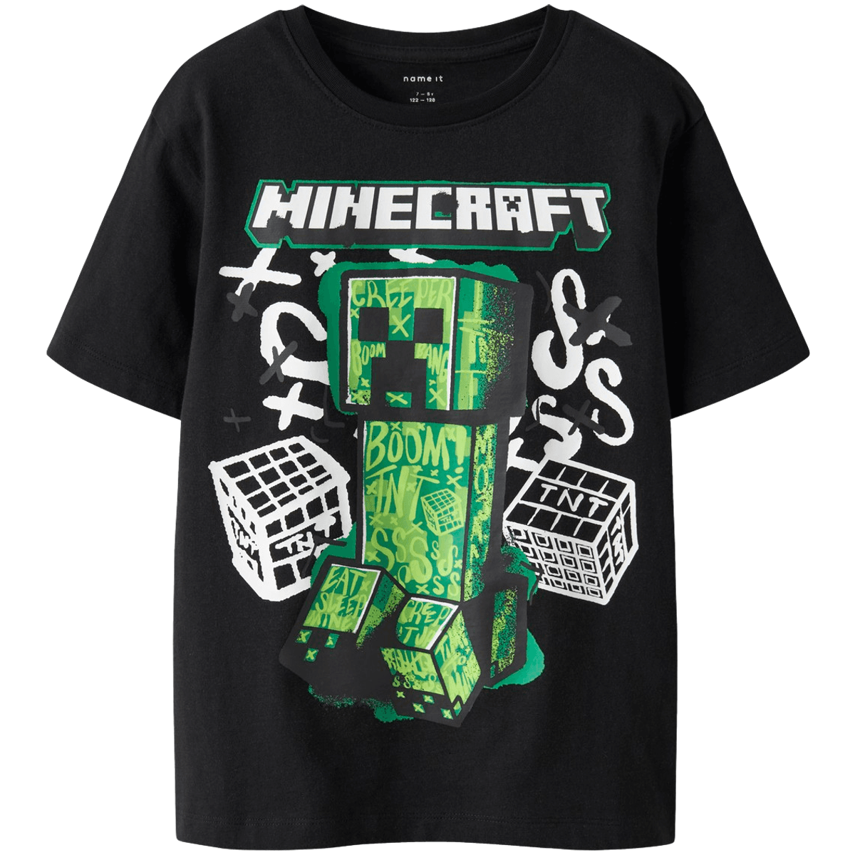 Name It Nkmdi Minecraft t-skjorte til barn, Black