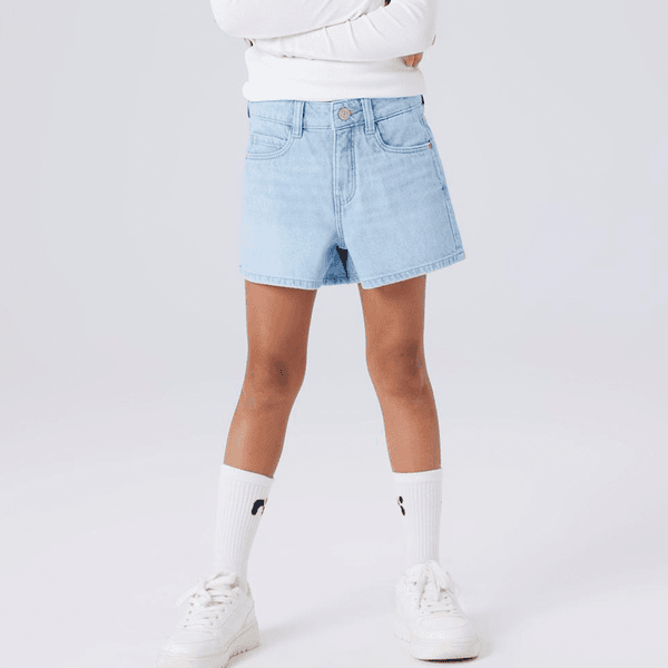 Hovedbilde Name It Nkfrose Mom shorts til barn, Light Blue ...