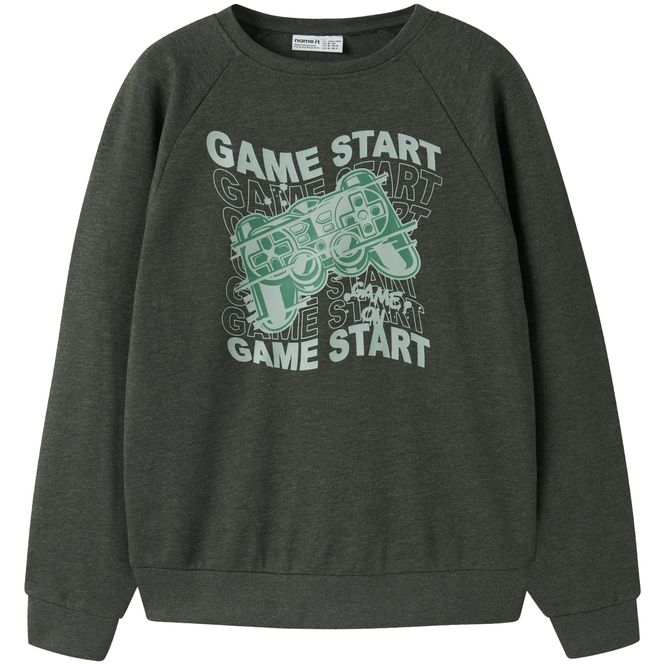 Hovedbilde Name It Nkmvion sweatshirt til barn, Peat