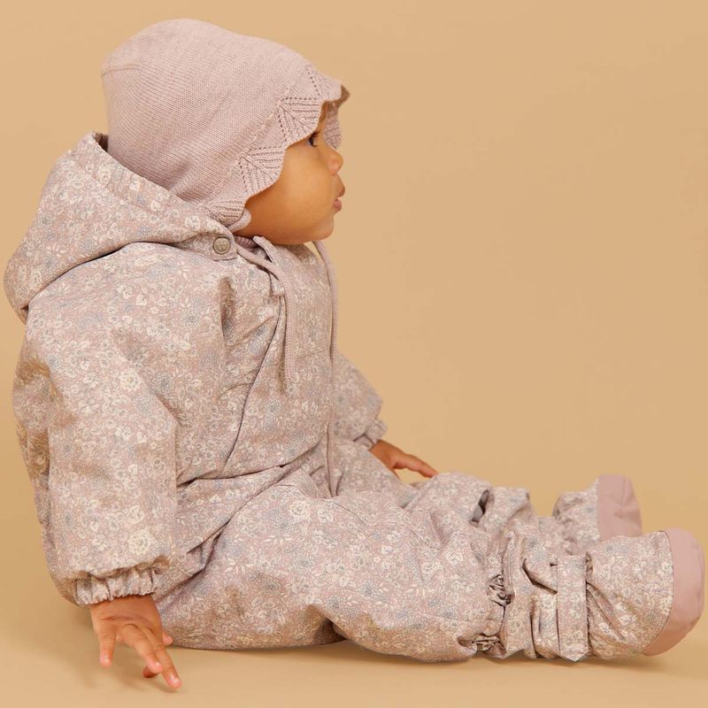 Wheat vinterbooties/overtrekkssko til baby, Dry Wood Snow F.