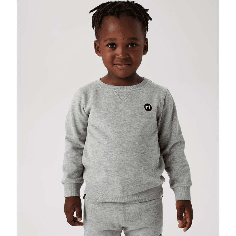 Name It Vimo sweatshirt til småbarn, Grey Melange